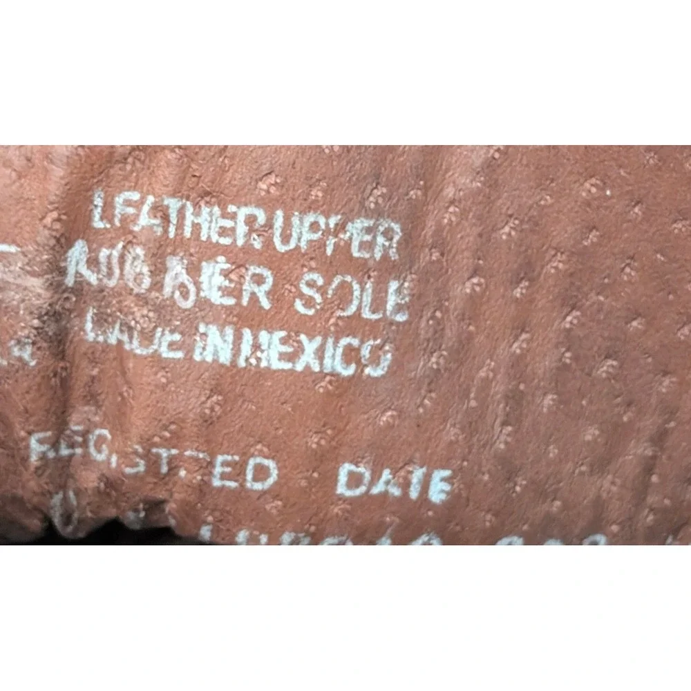 Dan Post Cowboy Boots Mens 13D Brown Leather Western Distressed Made in Mexico